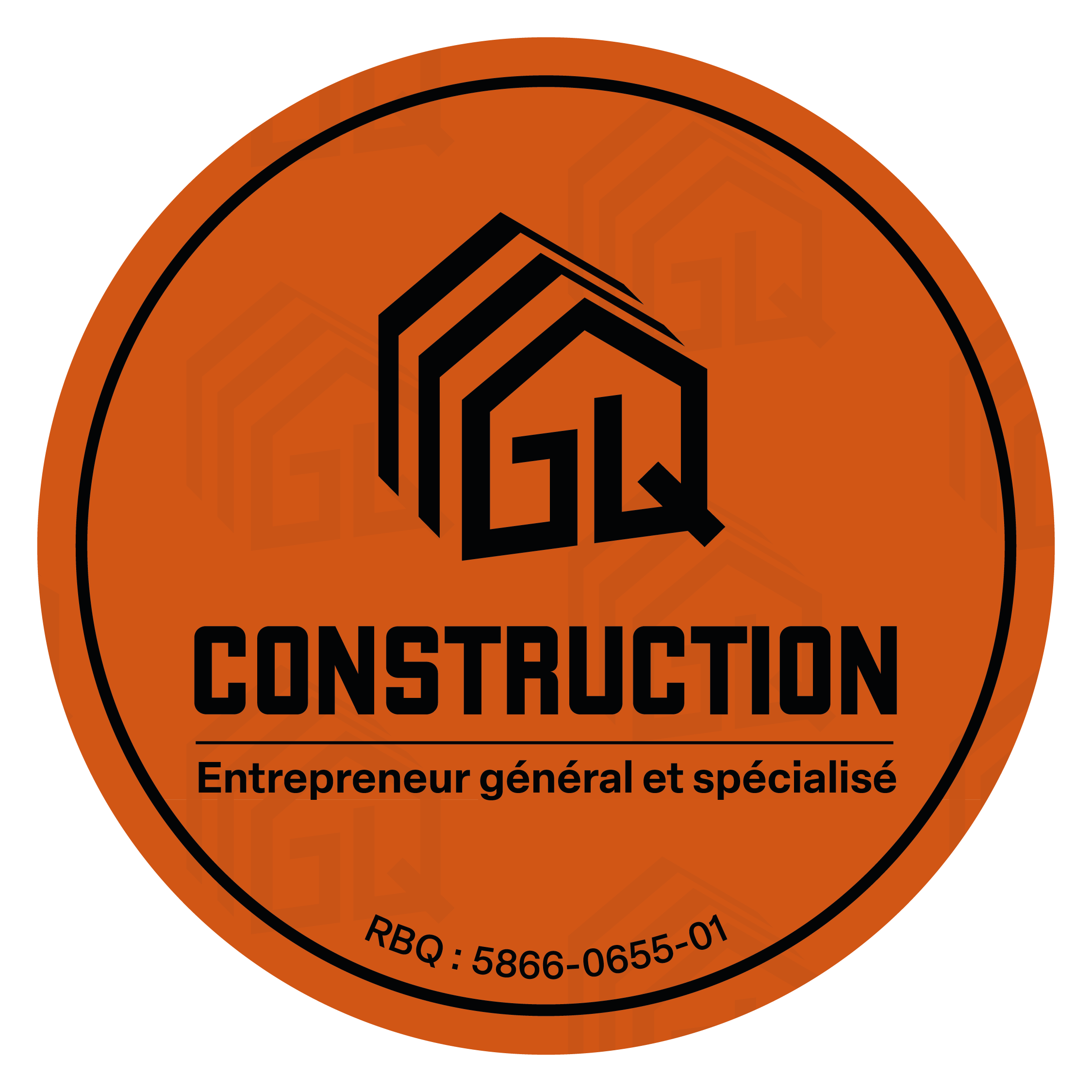 GQ construction logo rond